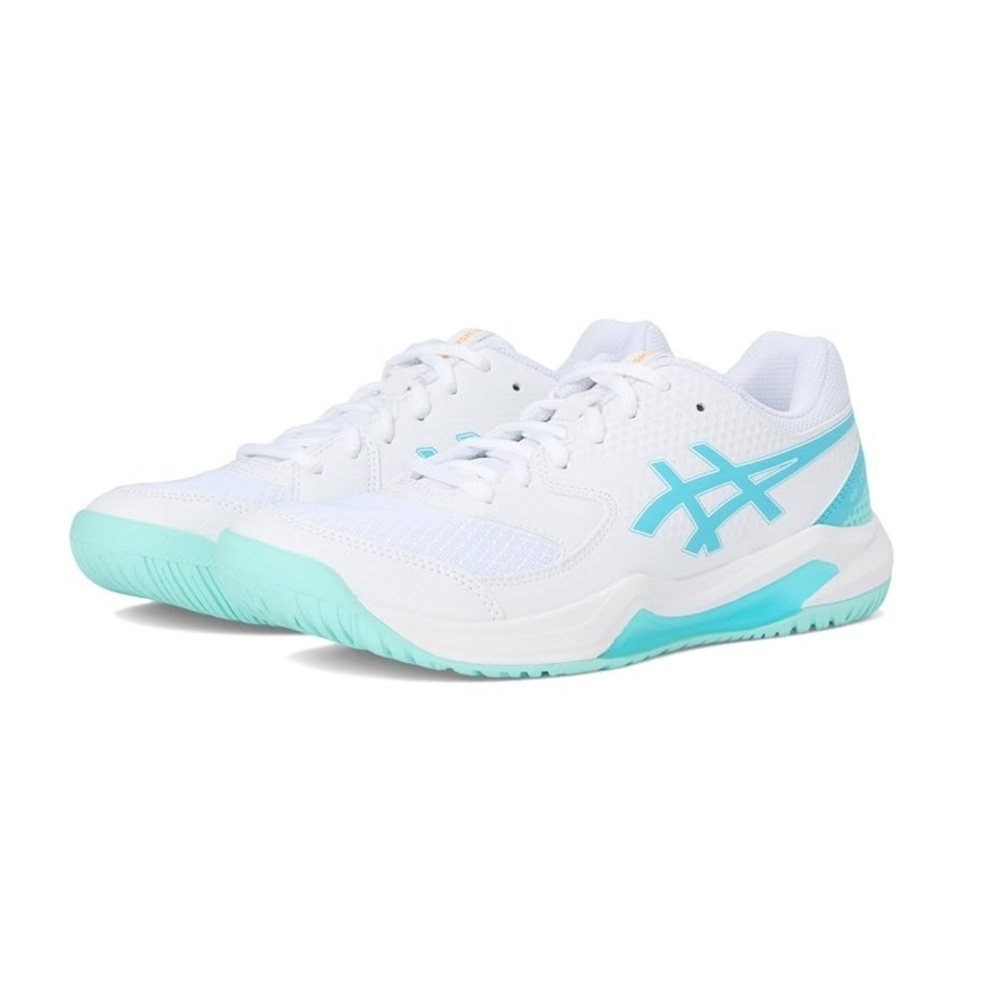 Asics Gel Dedicate 8 Shoes Womens 10.5 White Tennis Court Pickleball Sneakers